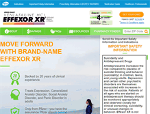 Tablet Screenshot of effexorxr.com